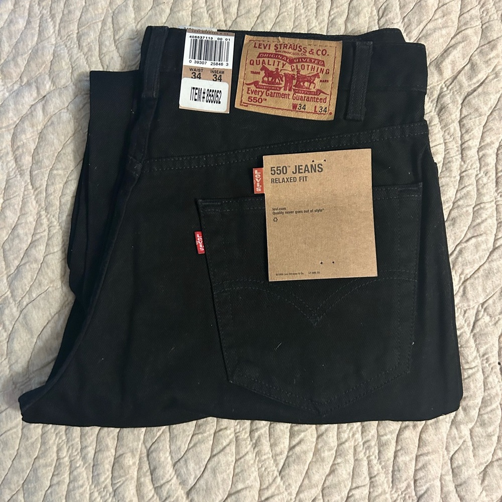 Levi's Black Denim Jeans